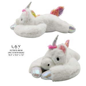 Unicorn Weighted Paw Companion Plush - 46cm - 1/pk 18bx/cs cs.18